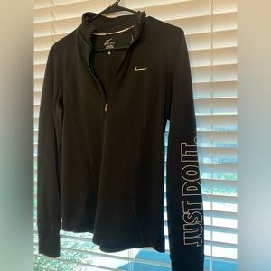 Nike Women’s Dri-fit 3/4 zip pullover, size medium